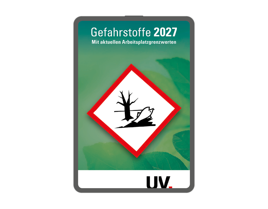 Cover Taschenbuch Gefahrstoffe 2027